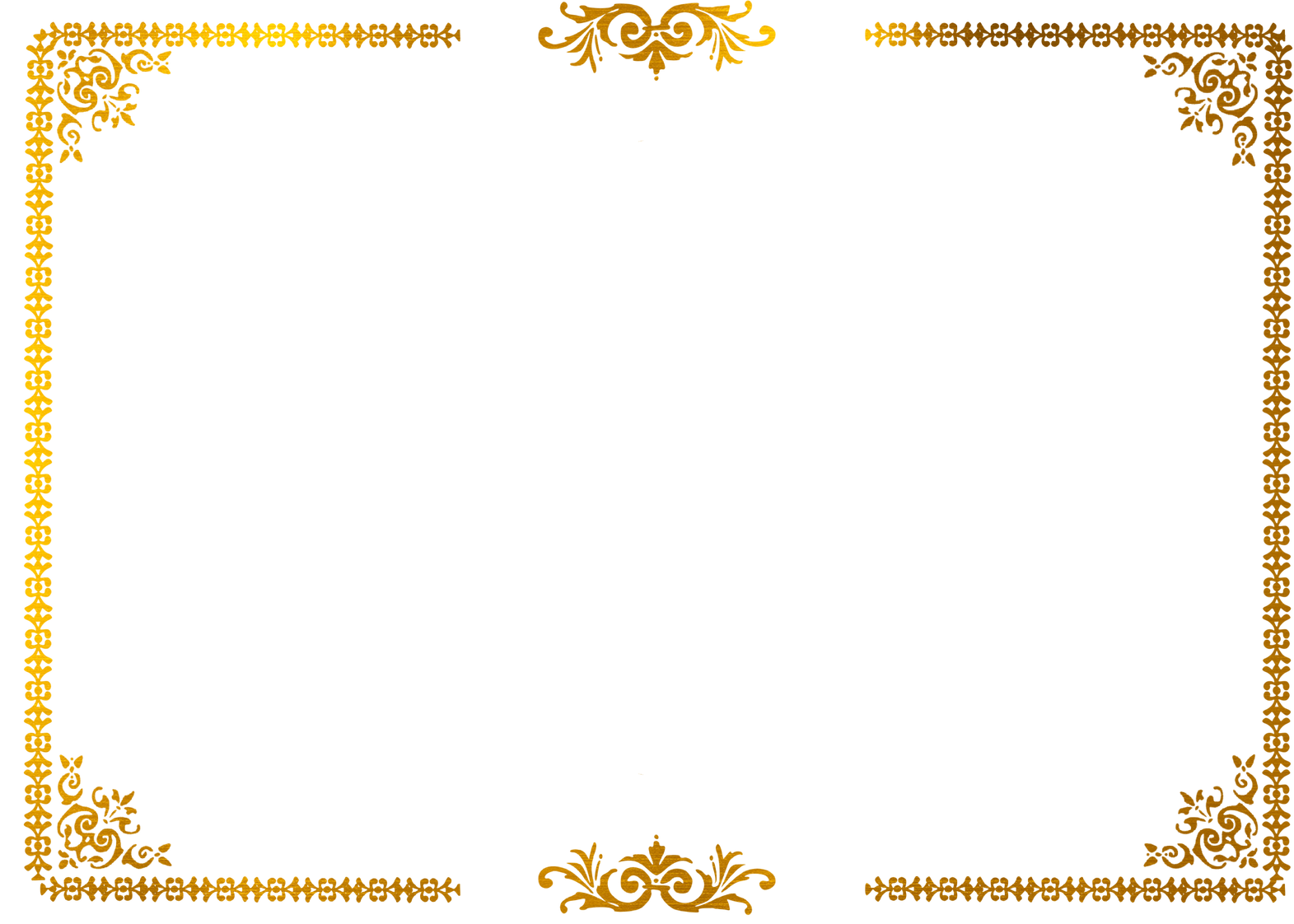 Background Border Frame Gold  design